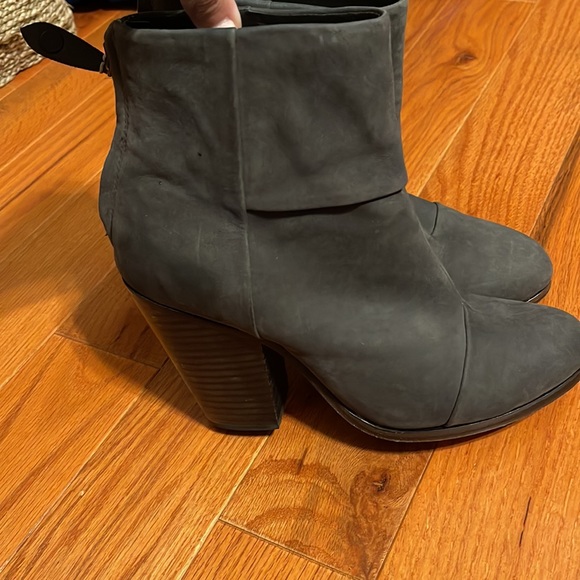 Rag & Bone Newbury boot black leather 7.5 - Picture 4 of 9